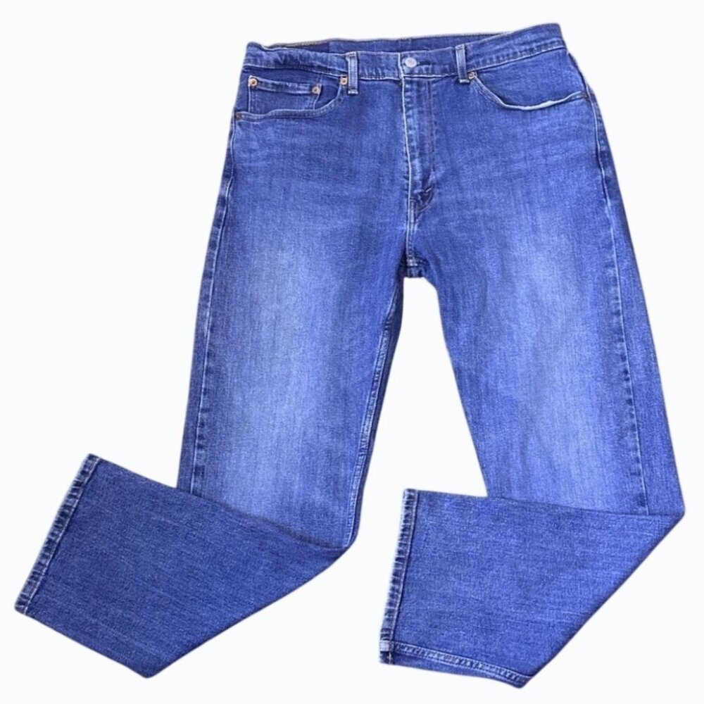 Levi Denim Straight-Leg Jeans With Classic Fit‎ & Zipper Fly Waist  36 Length 30